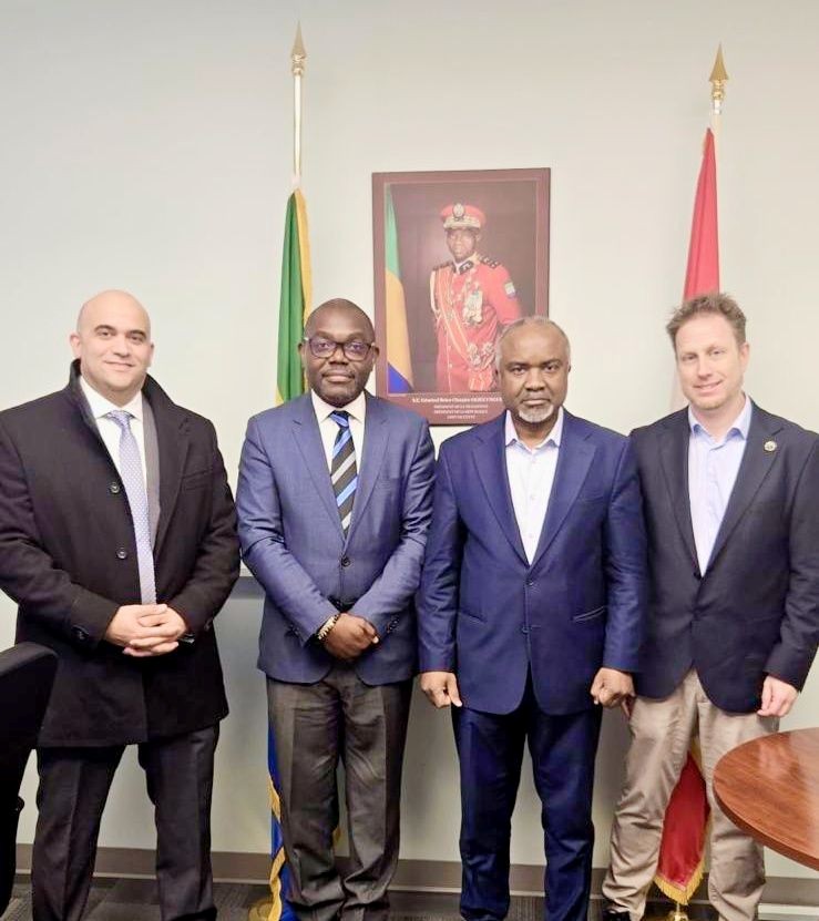 SEM Alexis Bengone, Haut-Commissaire de la République Gabonaise au Canada, a reçu le 11 février 2026 les représentants de l&rsquo;entreprise Canadian Bank Note, une entreprise spécialisée les questions de sécurisation des données.